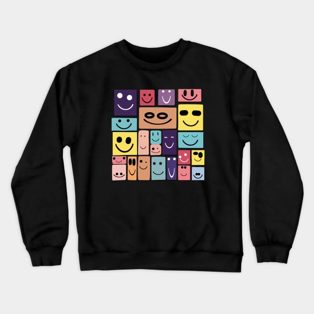 Smiles Crewneck Sweatshirt by LininaDesigns